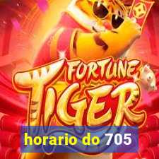 horario do 705