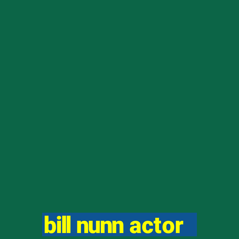 bill nunn actor