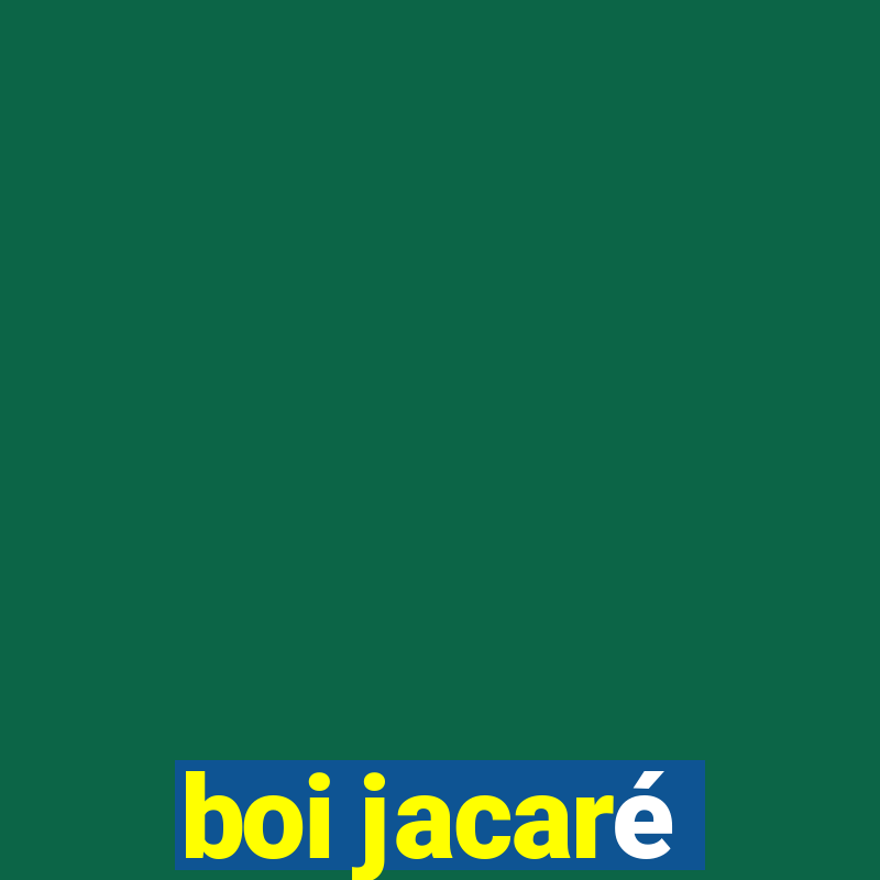 boi jacaré