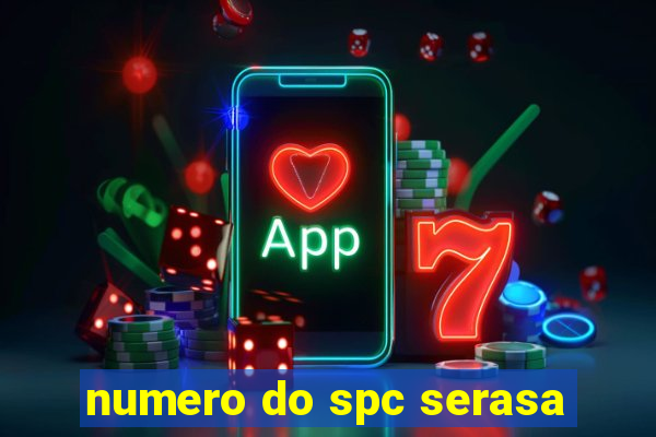 numero do spc serasa