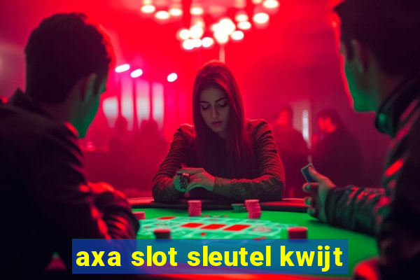 axa slot sleutel kwijt