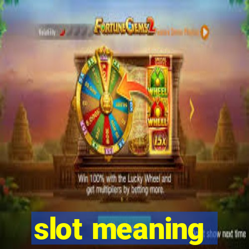 slot meaning