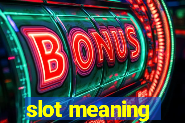 slot meaning