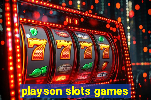 playson slots games