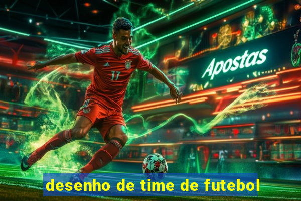 desenho de time de futebol