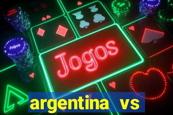 argentina vs colombia ao vivo