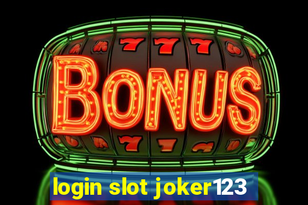 login slot joker123