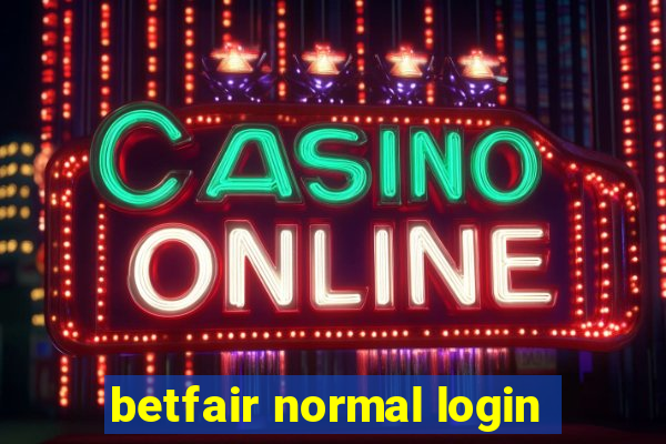 betfair normal login