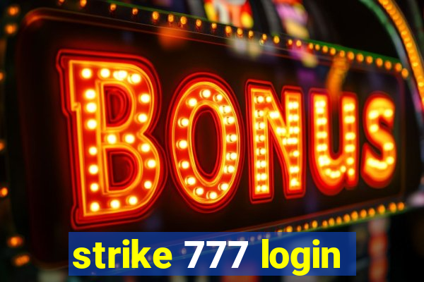 strike 777 login