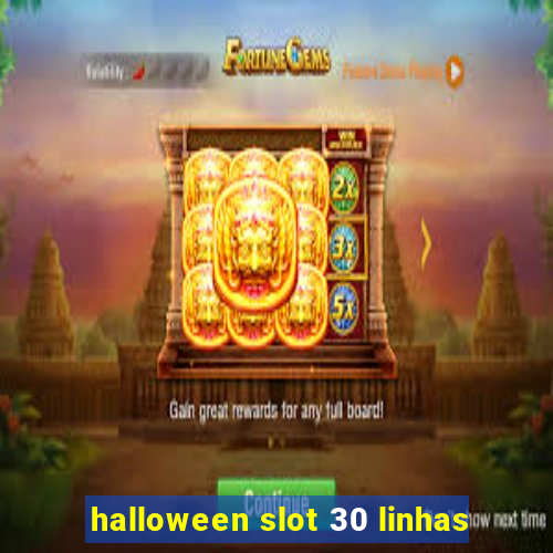 halloween slot 30 linhas