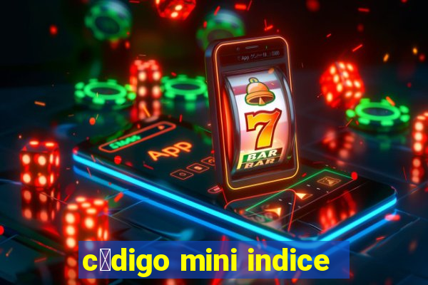 c贸digo mini indice