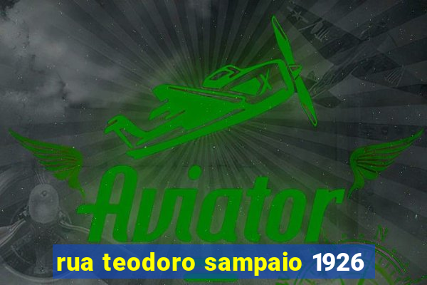 rua teodoro sampaio 1926