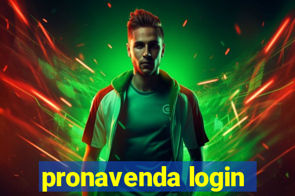 pronavenda login