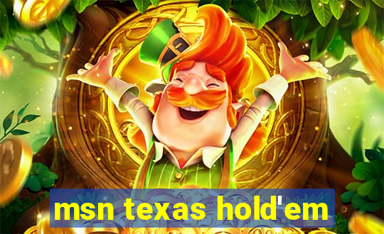 msn texas hold'em