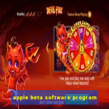 apple beta software program