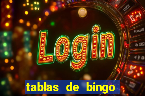 tablas de bingo para imprimir en excel