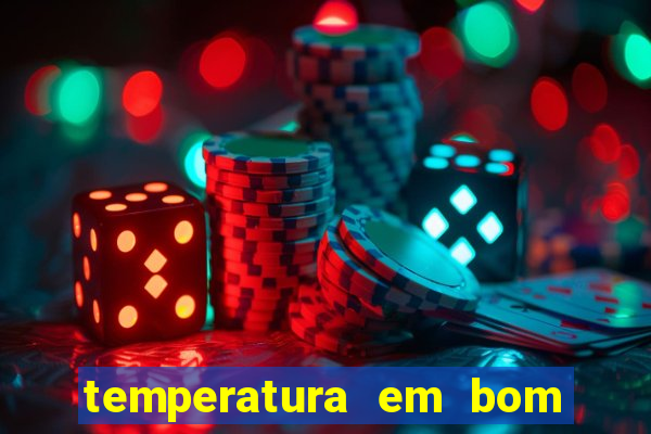 temperatura em bom jesus da lapa