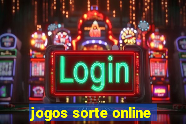 jogos sorte online