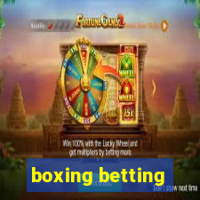 boxing betting