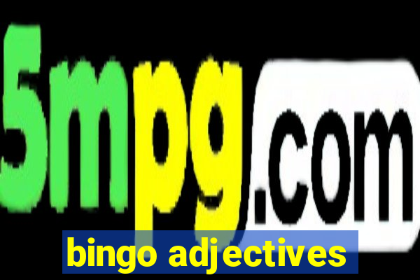 bingo adjectives