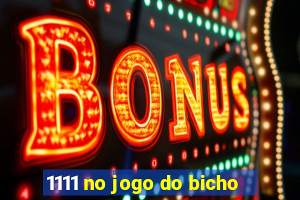 1111 no jogo do bicho