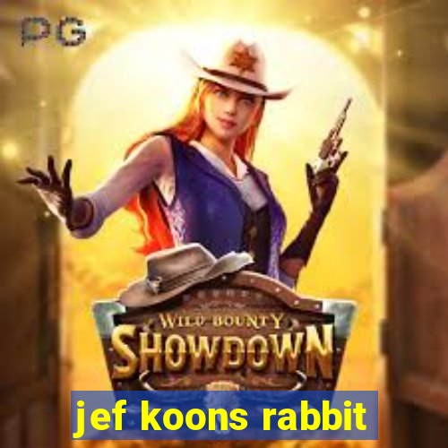 jef koons rabbit