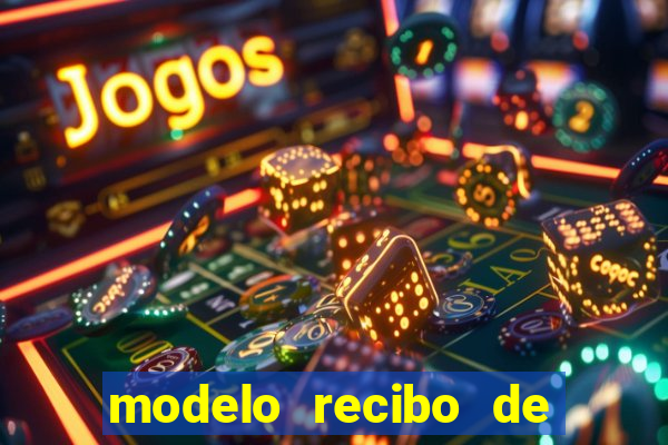 modelo recibo de pagamento autonomo