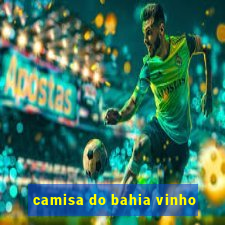 camisa do bahia vinho