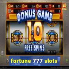 fortune 777 slots