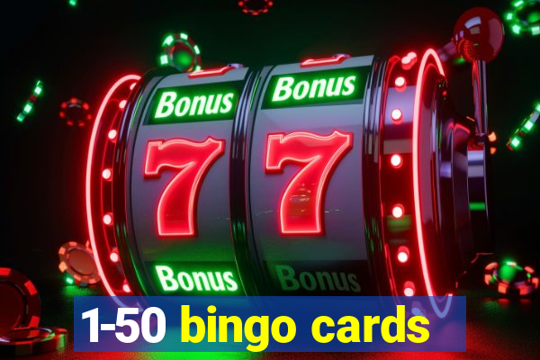 1-50 bingo cards