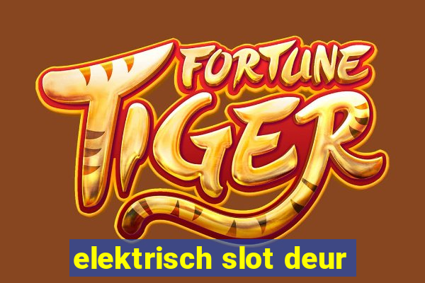 elektrisch slot deur