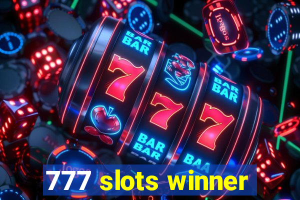 777 slots winner