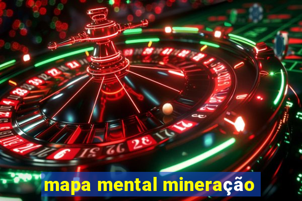 mapa mental mineração