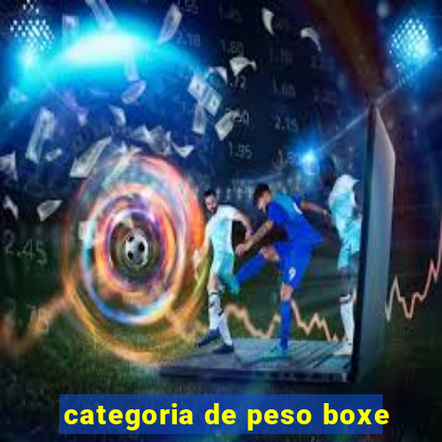 categoria de peso boxe