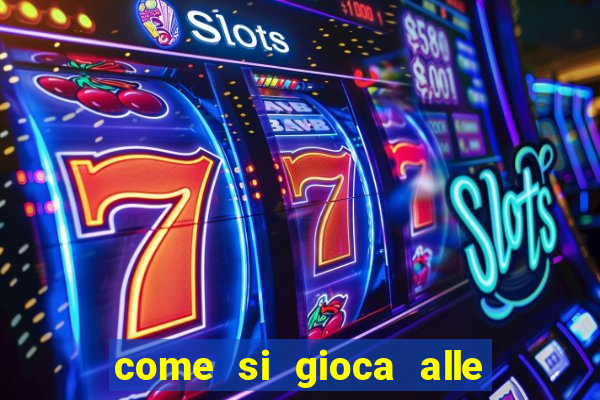 come si gioca alle slot machine online