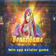 1win app aviator game