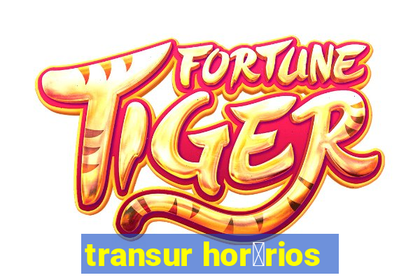 transur hor谩rios