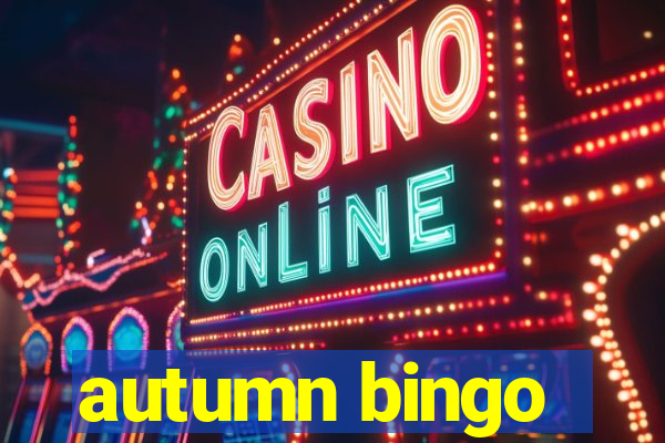 autumn bingo