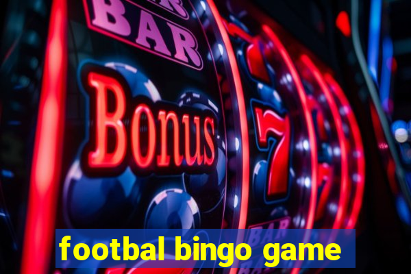 footbal bingo game