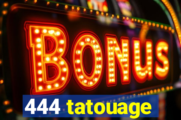 444 tatouage