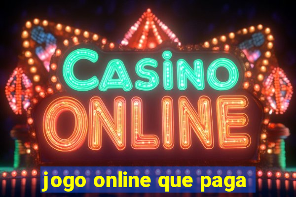 jogo online que paga