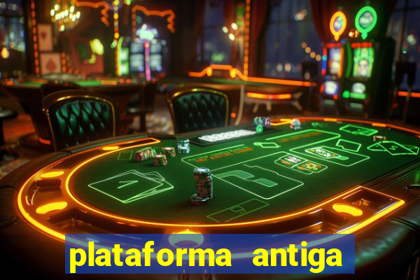 plataforma antiga de jogos