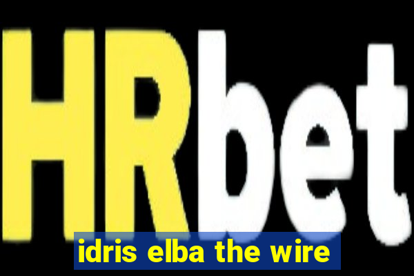 idris elba the wire