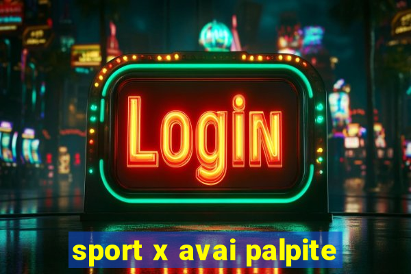 sport x avai palpite