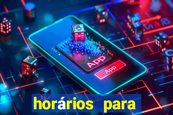 horários para ganhar no fortune tiger