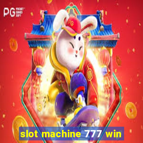 slot machine 777 win