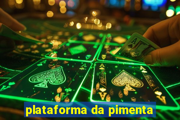 plataforma da pimenta