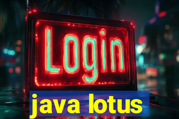 java lotus