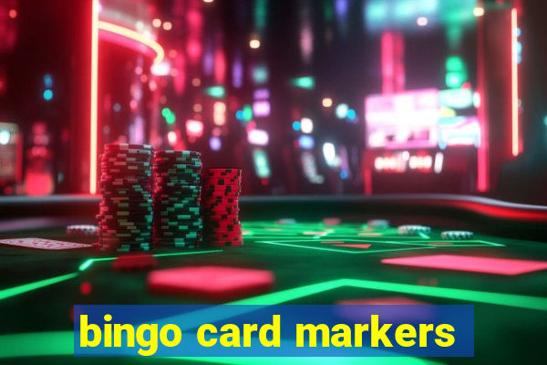 bingo card markers