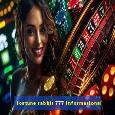 fortune rabbit 777 Informational